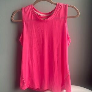Champion Bright Pink Exercise Shirt, Sleeveless, SIZE medium